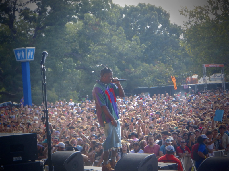 Lil Yachty pictured at ACL, taken by Walter Bristol from backstage his set. 